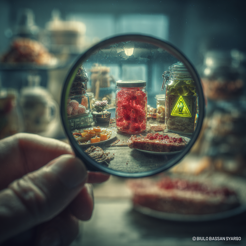 대사위치를 보는 돋보기 모양