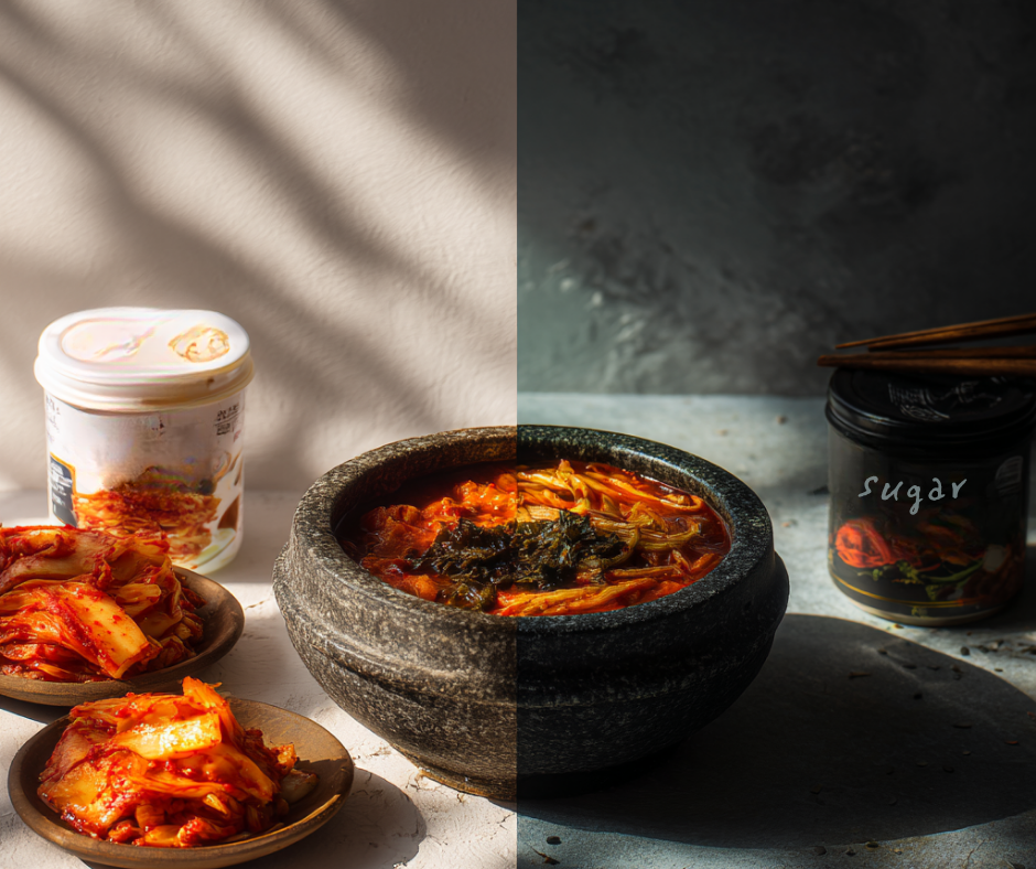 김치찌개와 설탕통